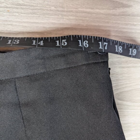 Liz Baker Black Straight Leg Dress Pants Zipper & Button Closure Women's Size 18 - Picture 8 of 15